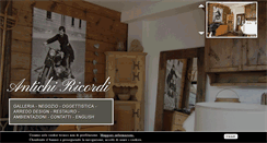 Desktop Screenshot of antichiricordi.net